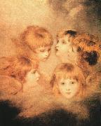 Sir Joshua Reynolds Heads of Angels oil on canvas